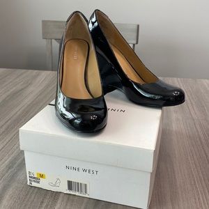 Nine West wedges 8 1/2 black
